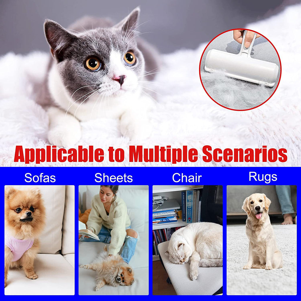 Reusable Pet Hair Remover Roller for Fur-Free Home
