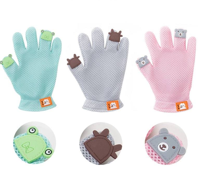 Gentle Pet Hair Removal Glove for Easy Grooming