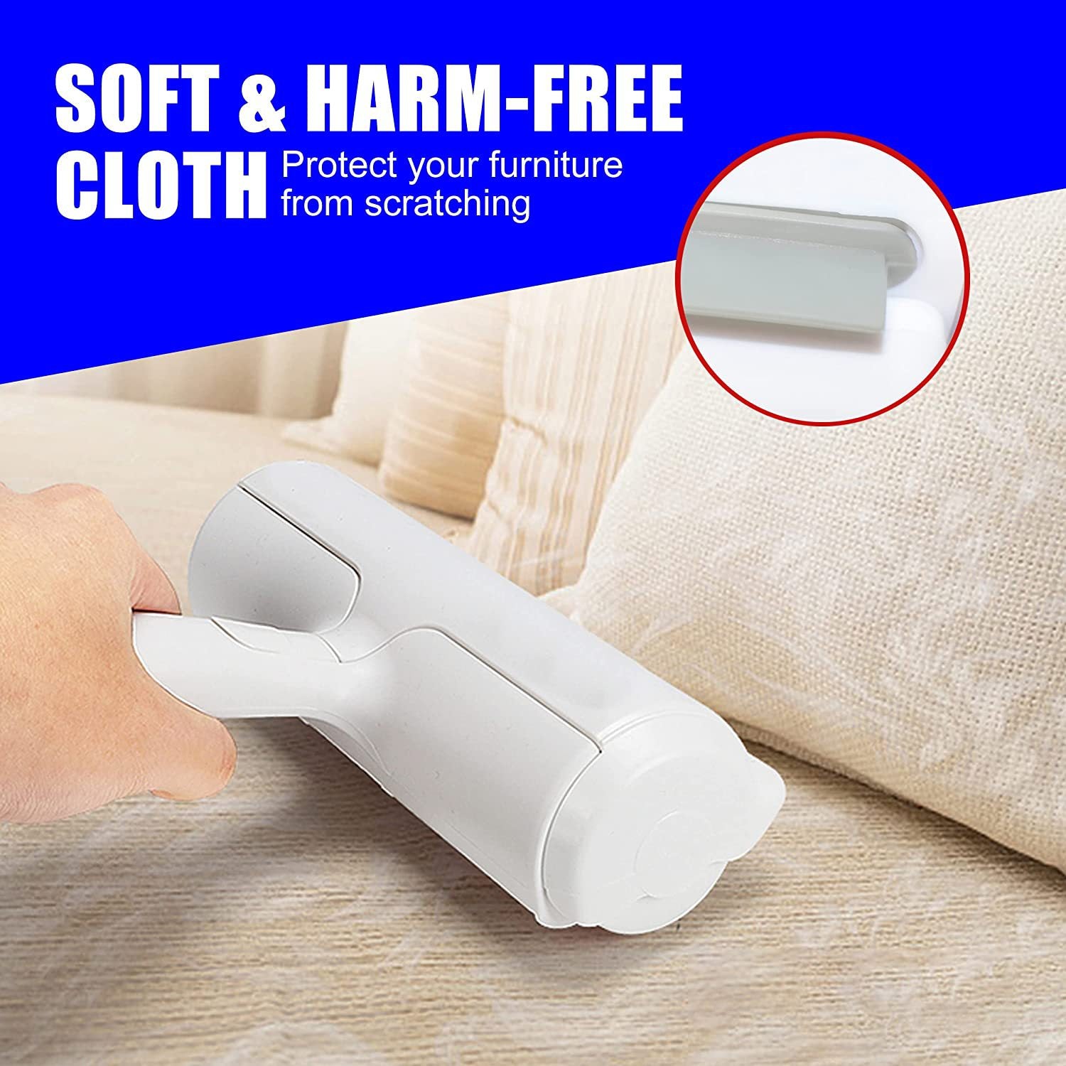 Reusable Pet Hair Remover Roller for Fur-Free Home