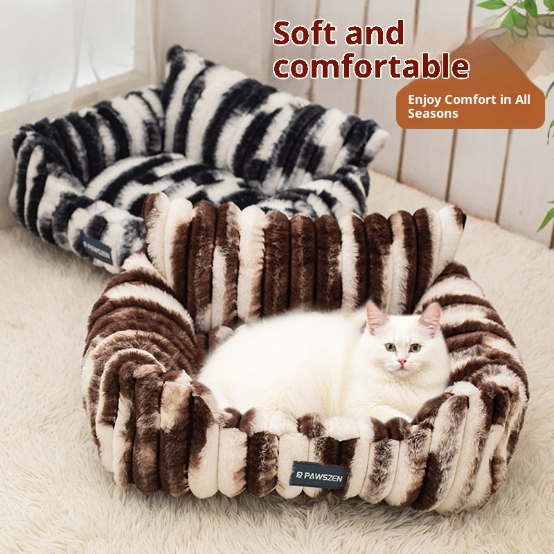 Ultra Soft Pet Sofa Bed for Deep Sleep